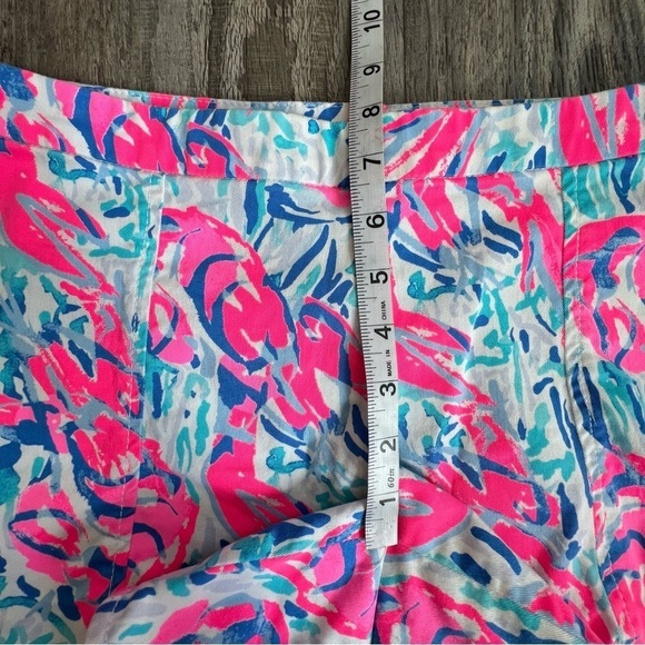 Lilly Pulitzer Hazelle Stretch Shorts Beyond The Sea (29185) 4 - Picture 10 of 13